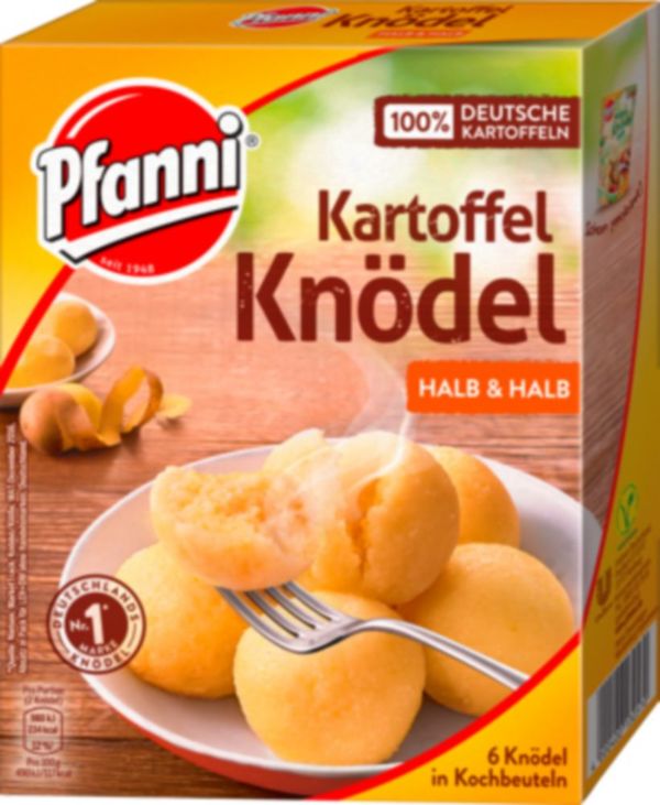 Pfanni or Maggi Kartoffel Knödel Halb & Halb, 200g