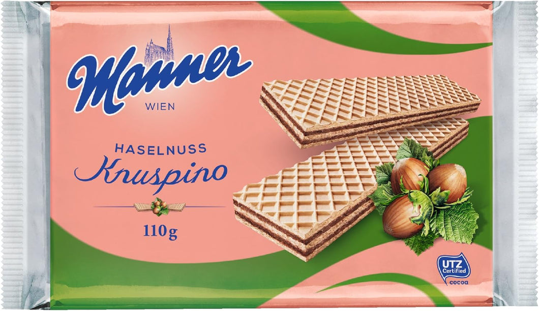 Manner Kruspino Haselnuss, 110g