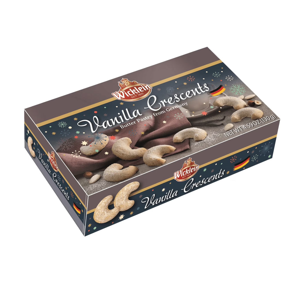 Wicklein Vanilla Crescents, 130g