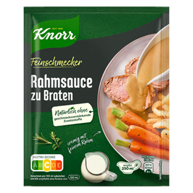 Knorr Rahmsauce zu Braten