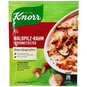 Knorr Waldpilz-Rahm Geschnetzeltes