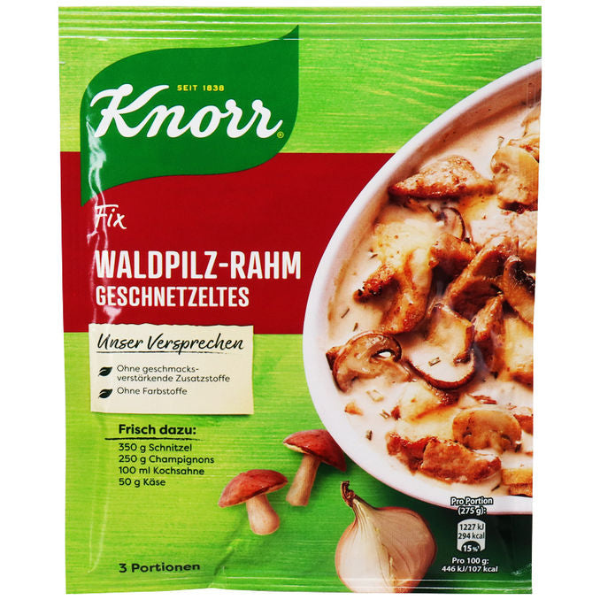 Knorr Waldpilz-Rahm Geschnetzeltes