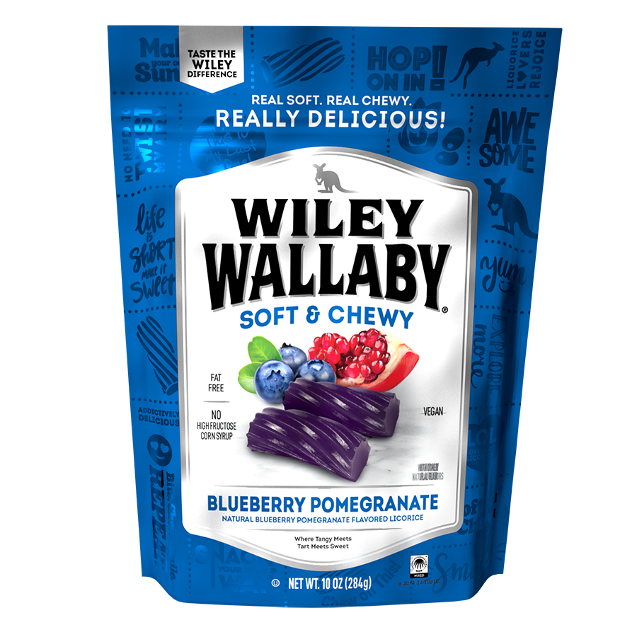 Wiley Wallaby Blueberry Pomegranate Licorice, 10oz