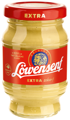 Löwensenf  Extra Hot Mustard, 9.3 oz.