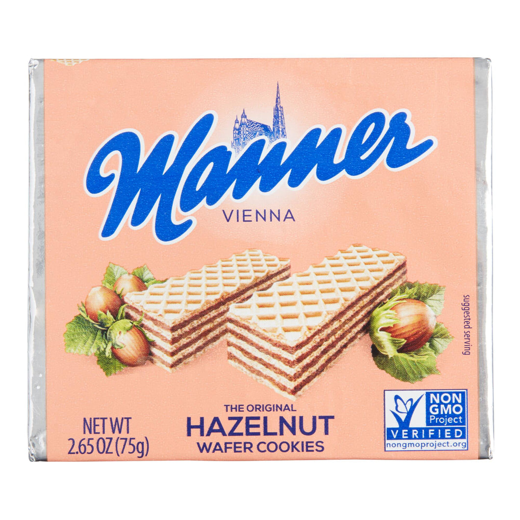 Manner Wafers - Hazelnut, 2.25 oz.